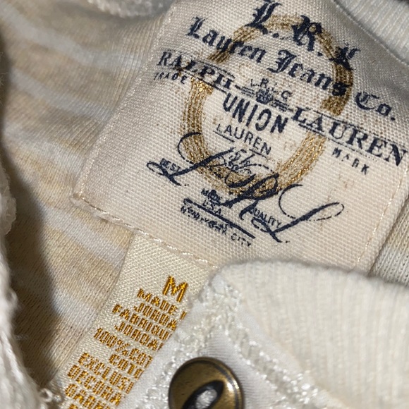 (🐚) RALPH LAUREN : Beachside, Casual Button-Up Tee. (M) - Picture 4 of 5